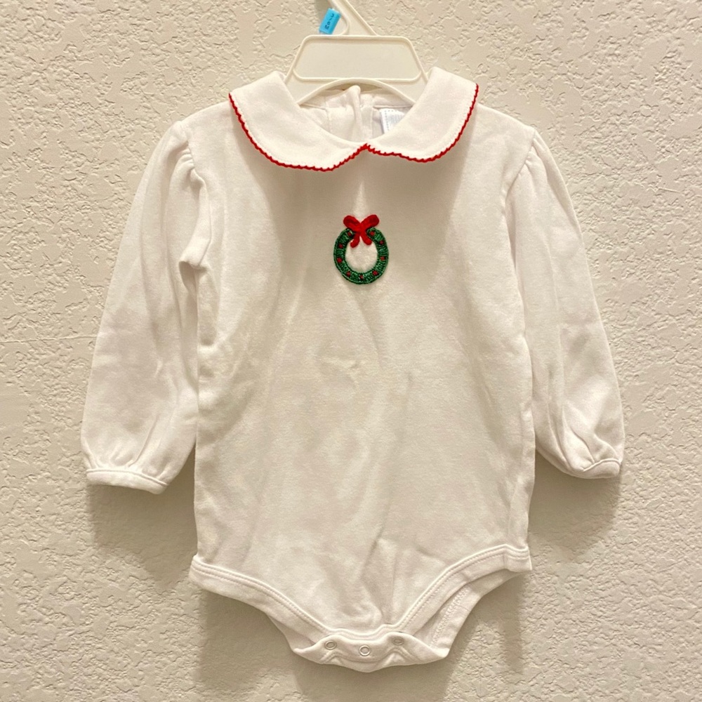 Little English Wreath Onesie